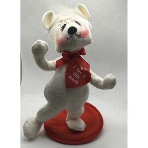 Annalee Boy Bear Luv U This Much Vanetines Engagement Heart